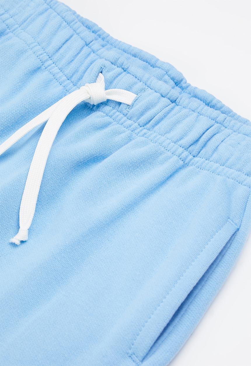 Pop Candy - Boys 2 pack joggers - charcoal & sky blue