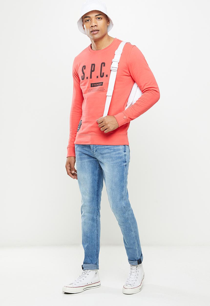 S.P.C.C - Point break skinny jeans  - blue