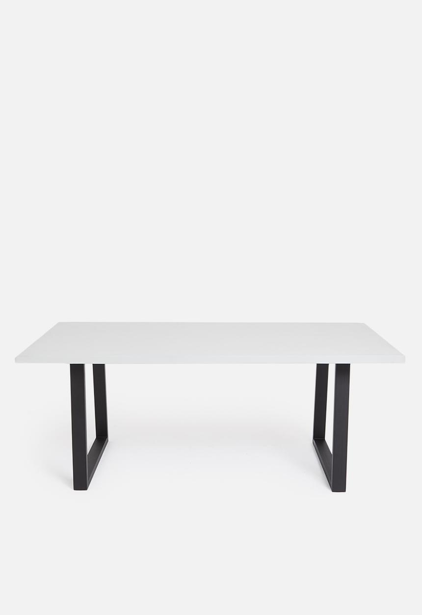 Sixth Floor - Artemis outdoor dining table - grey & black