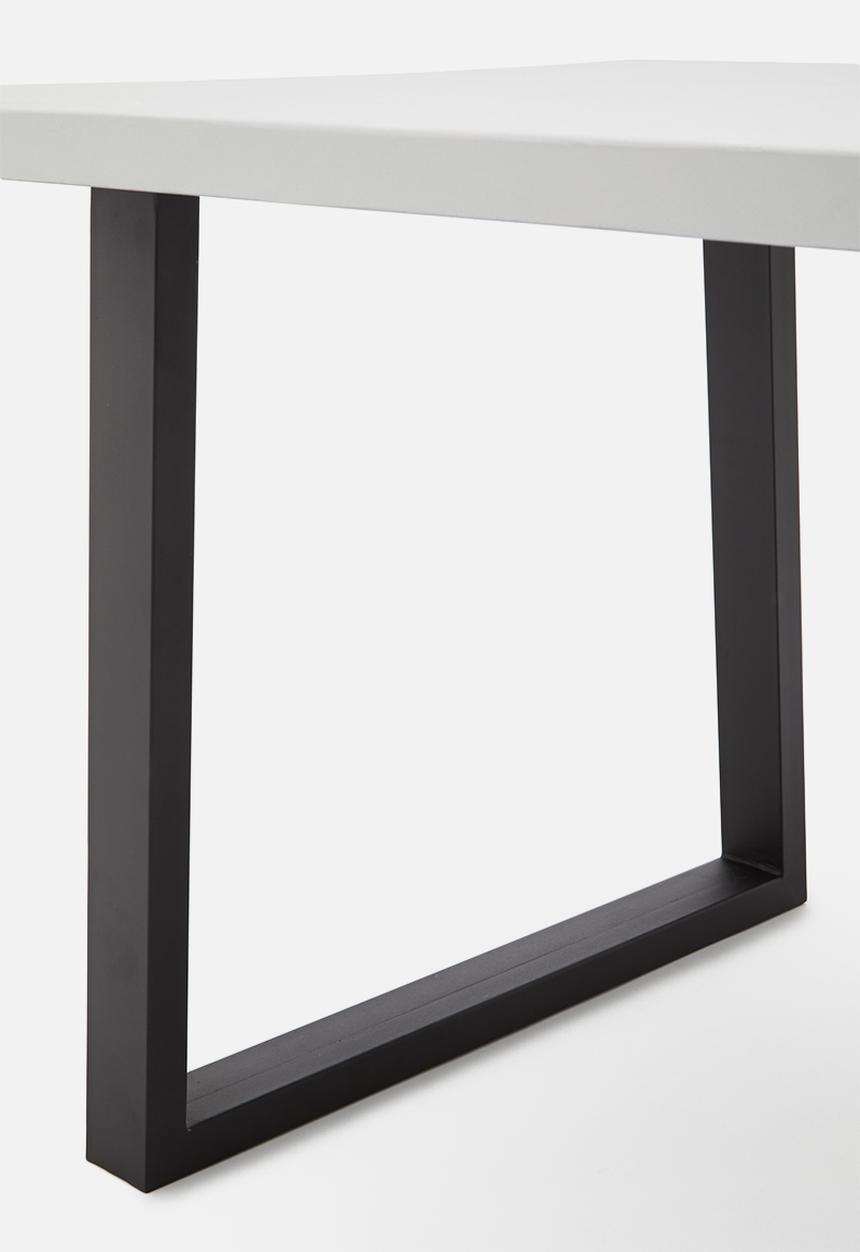 Sixth Floor - Artemis outdoor dining table - grey & black
