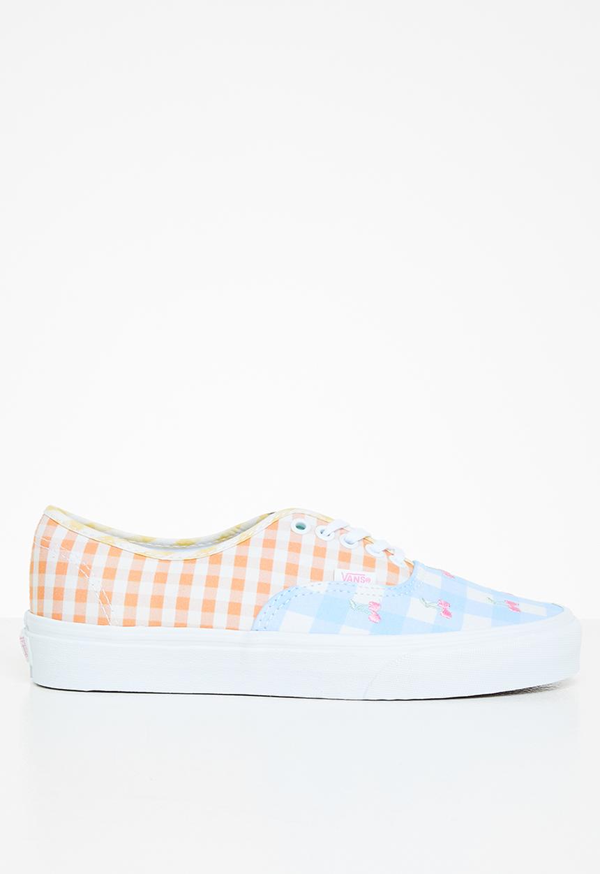 Vans - Authentic - (gingham block) pastel/true white