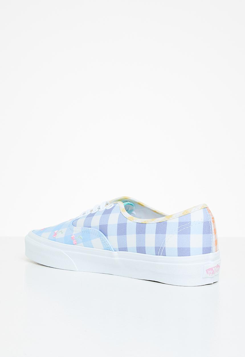 Vans - Authentic - (gingham block) pastel/true white