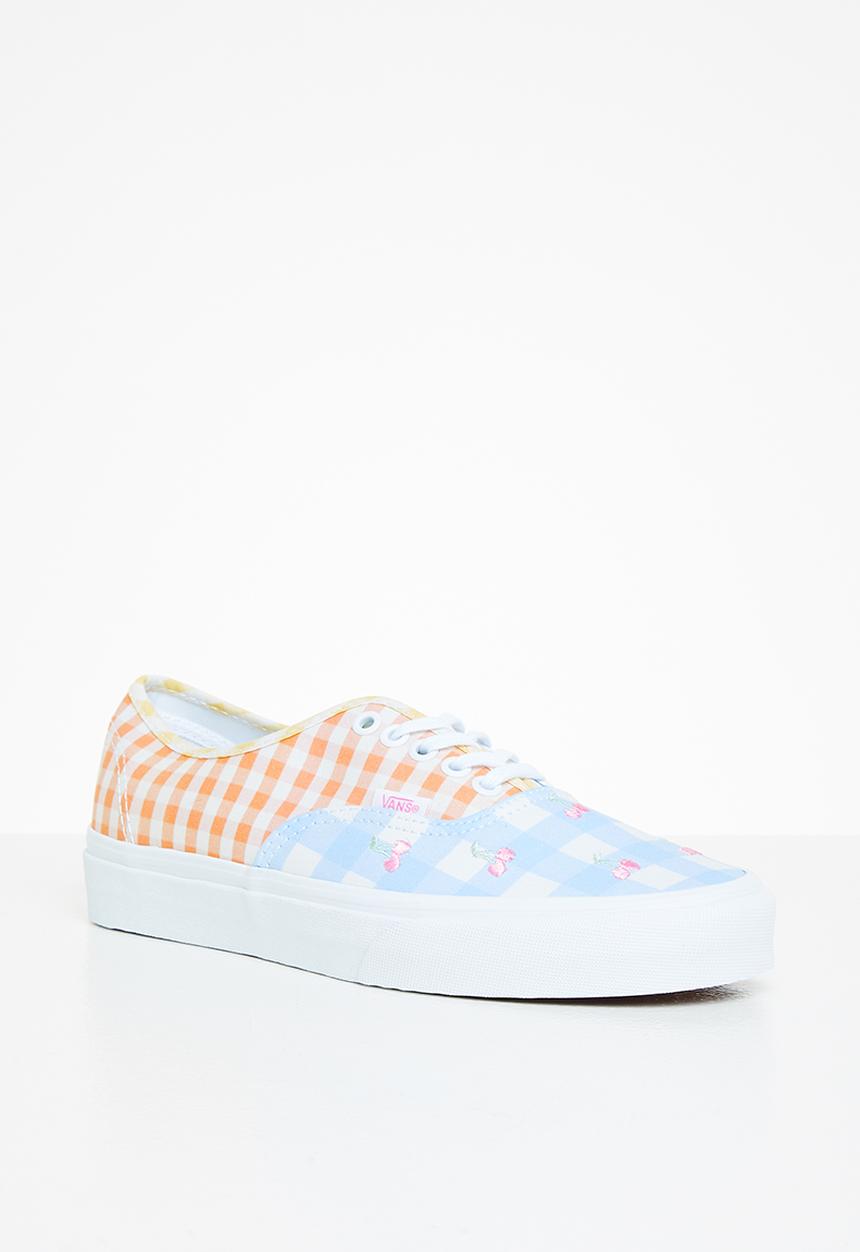 Vans - Authentic - (gingham block) pastel/true white