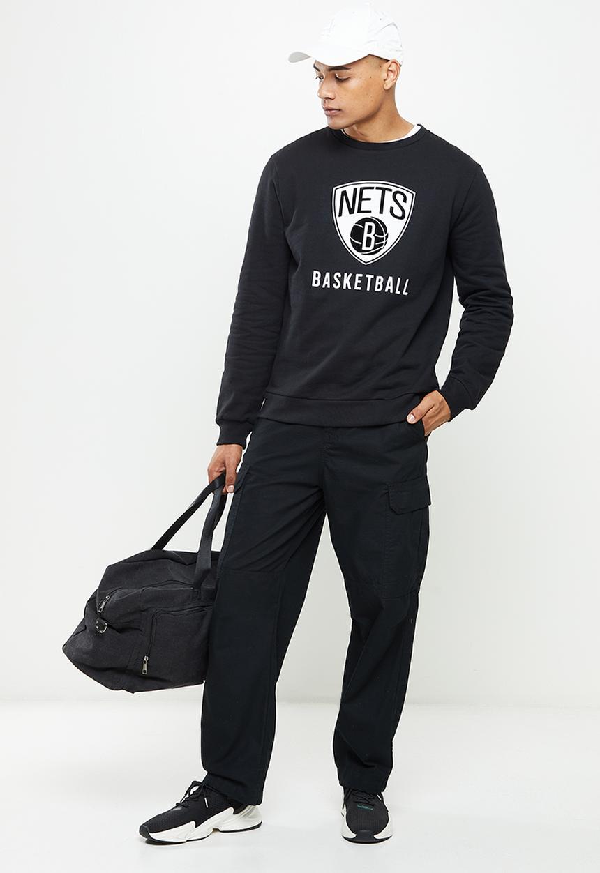NBA - Brooklyn Nets crew sweater - black