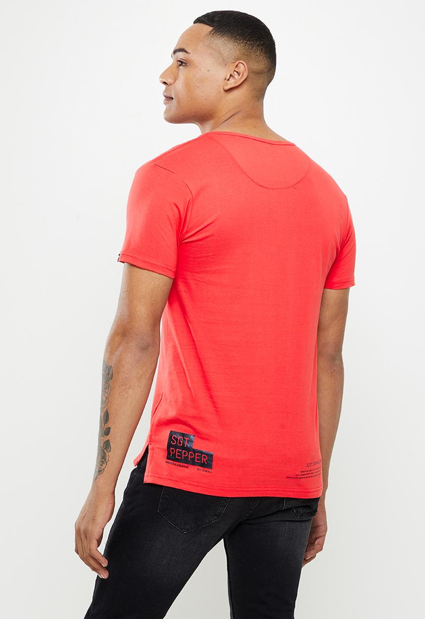 S.P.C.C - Trey regular fit tee - cayenne