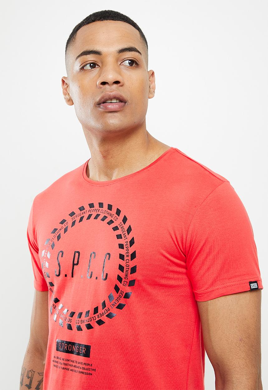 S.P.C.C - Trey regular fit tee - cayenne