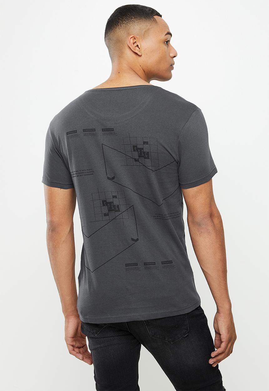 S.P.C.C - Ives regular fit tee - charcoal