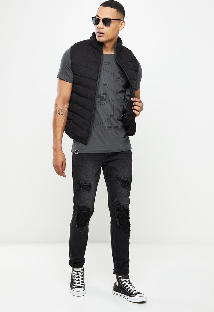 S.P.C.C - Ives regular fit tee - charcoal