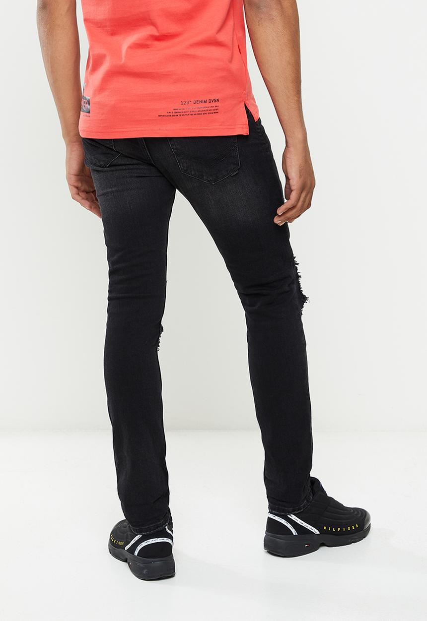 S.P.C.C - Colossal feather fit  jeans  - black