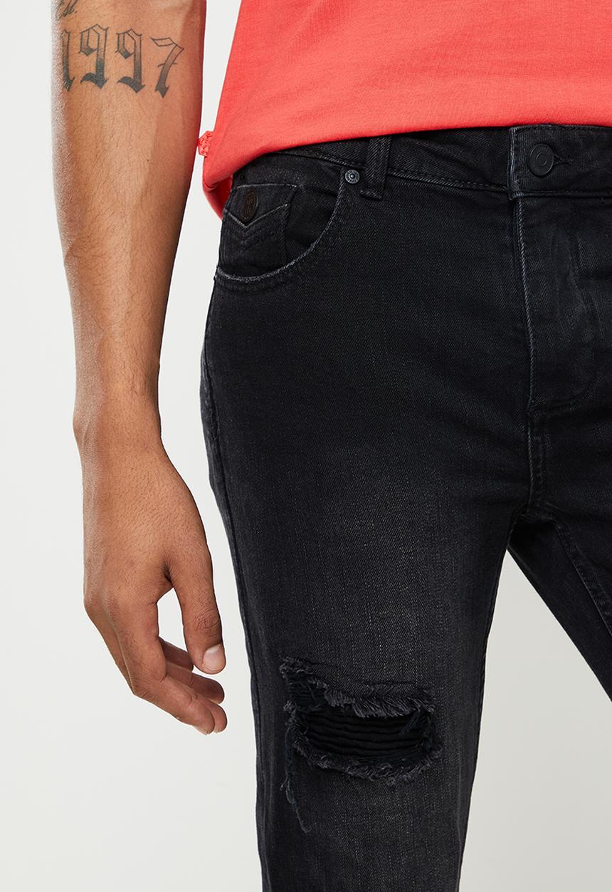 S.P.C.C - Colossal feather fit  jeans  - black
