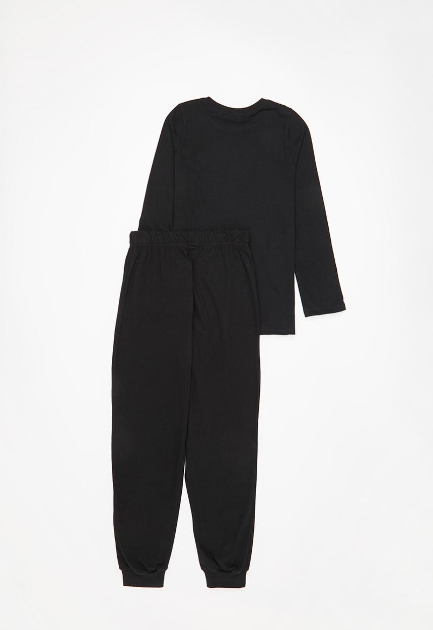 Superbalist - Boys nasa tee & pants pj set - black