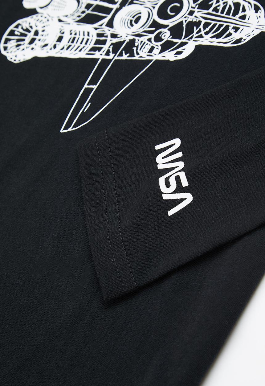 Superbalist - Boys nasa tee & pants pj set - black