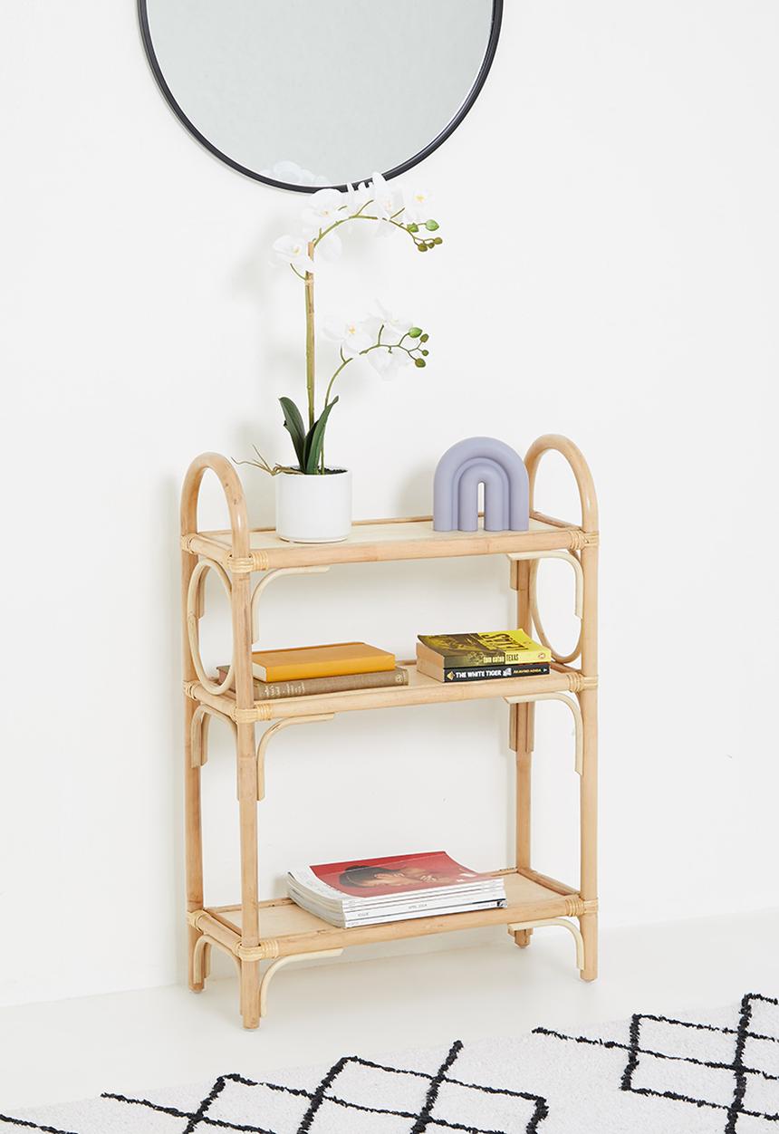 Sixth Floor - Rattan standing shelf