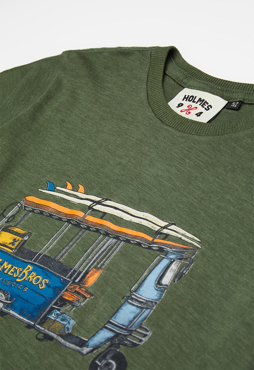 Holmes Bro's - Boys t-shirt - olive