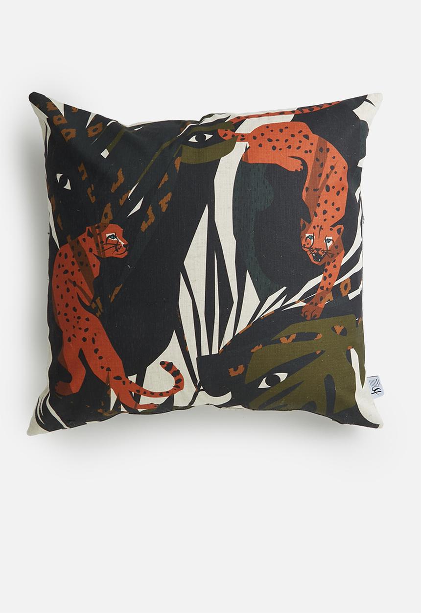 Sixth Floor - Ayva linen cushion cover - multi