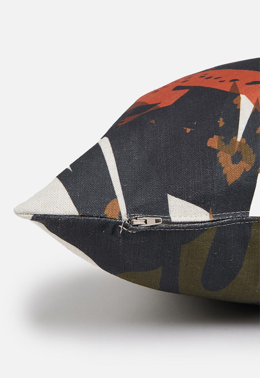 Sixth Floor - Ayva linen cushion cover - multi