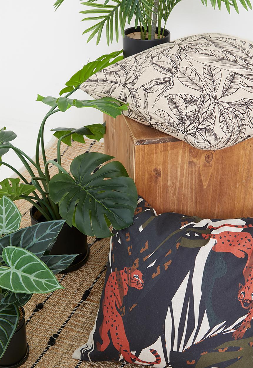 Sixth Floor - Ayva linen cushion cover - multi