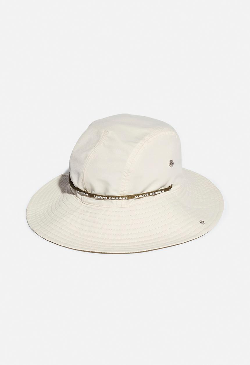 adidas Originals - Bucket hat - wonder white/focus olive