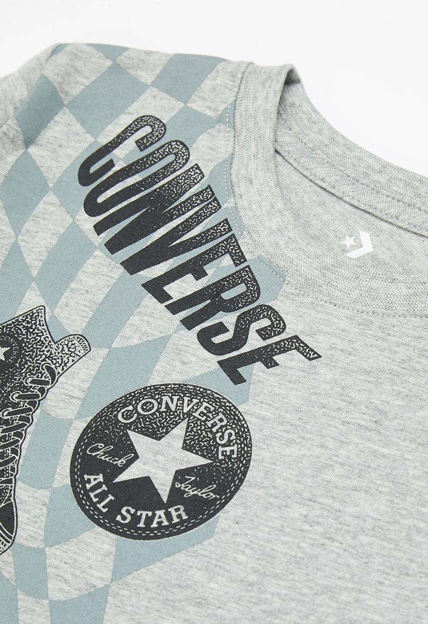 Converse - Cnvb distressed logos - dk grey heather