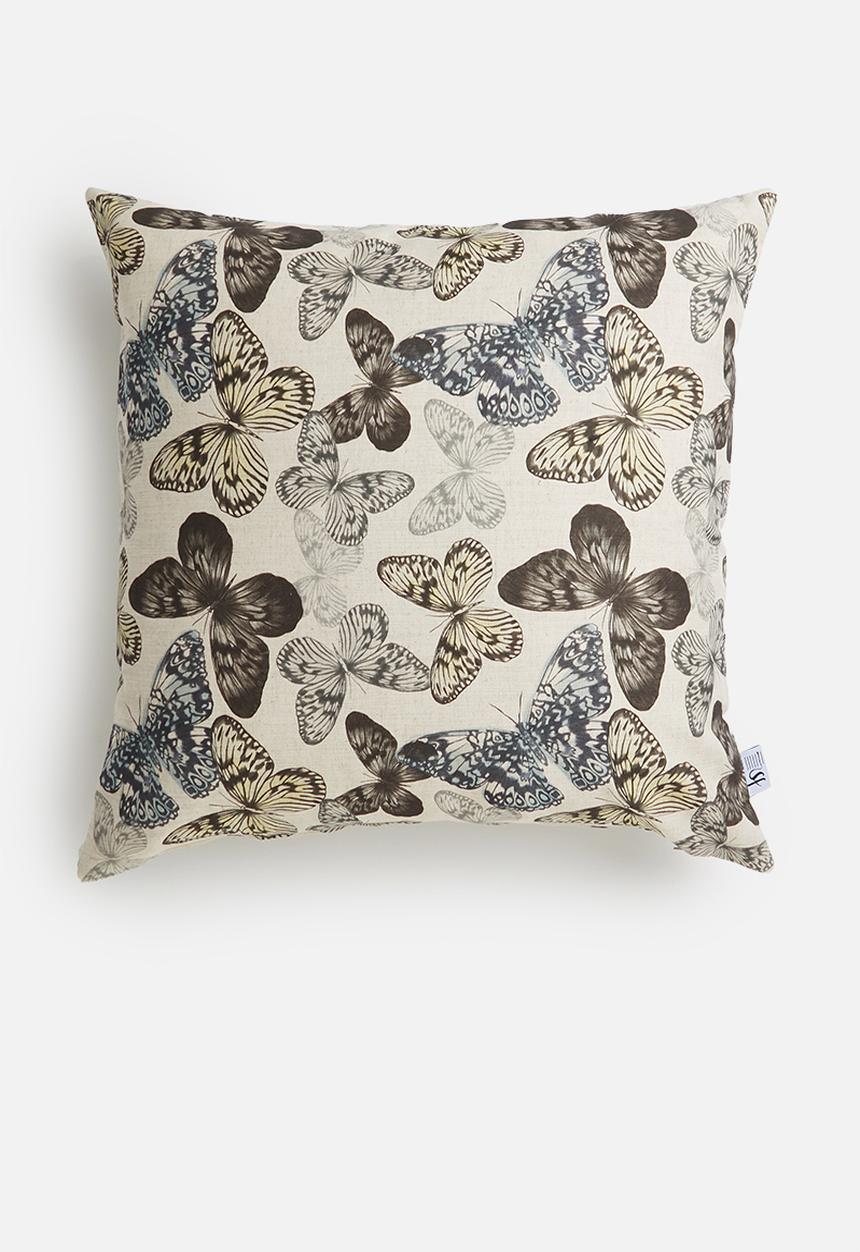 Sixth Floor - Monarch linen cushion cover - multi