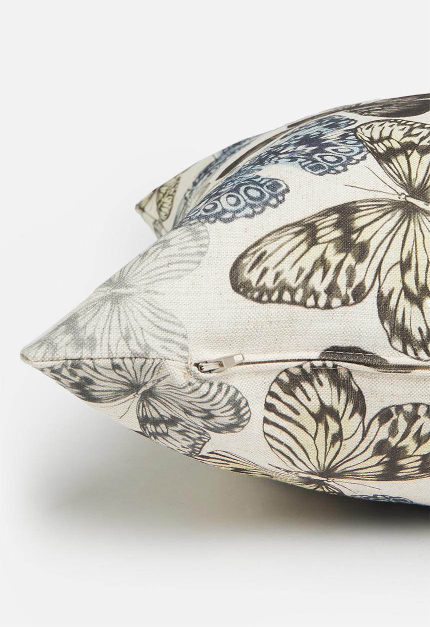 Sixth Floor - Monarch linen cushion cover - multi