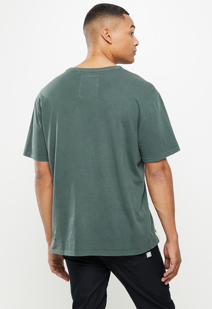 urban° - Urban pigment dyed pocket  tee - urban chic