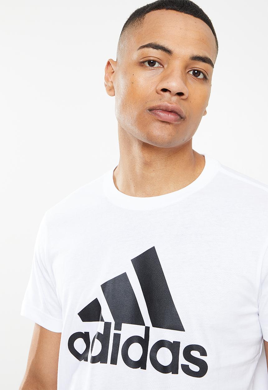 adidas Performance - M bl sj tee - white & black
