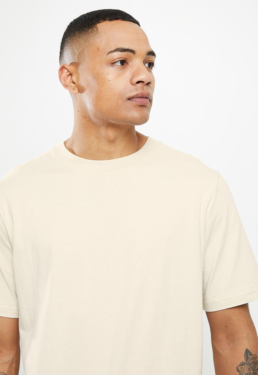urban° - Urban oversized print  tee - bone