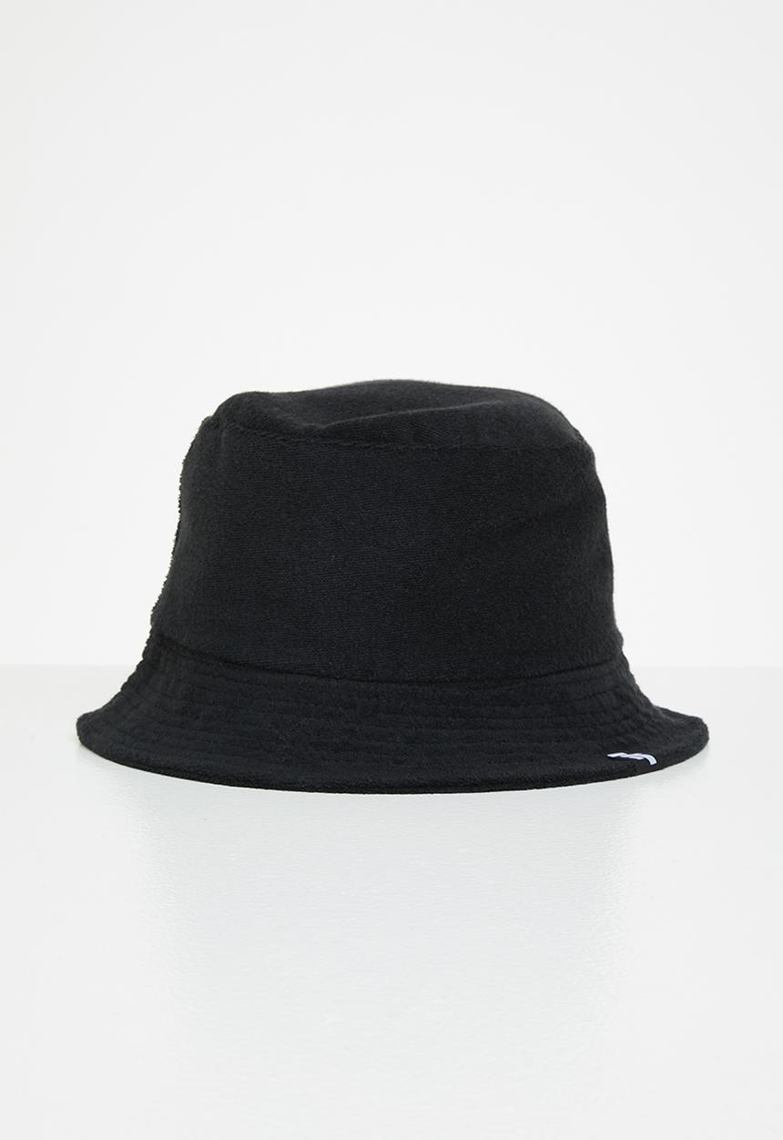 Tom Tom - Towelling bucket hat - black