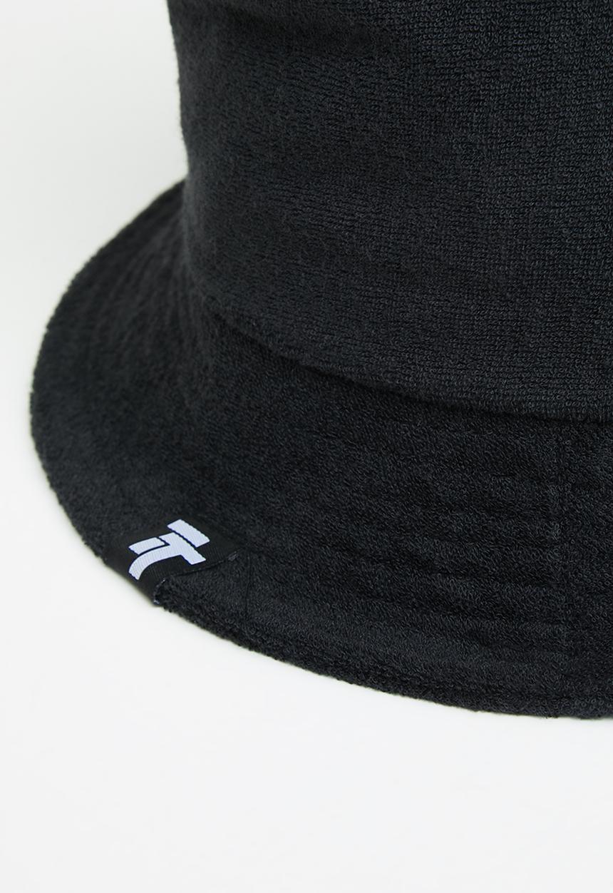 Tom Tom - Towelling bucket hat - black
