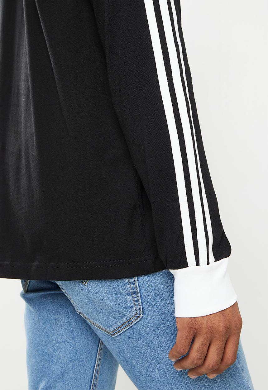 adidas Originals - 3-stripes long sleeve tee - black