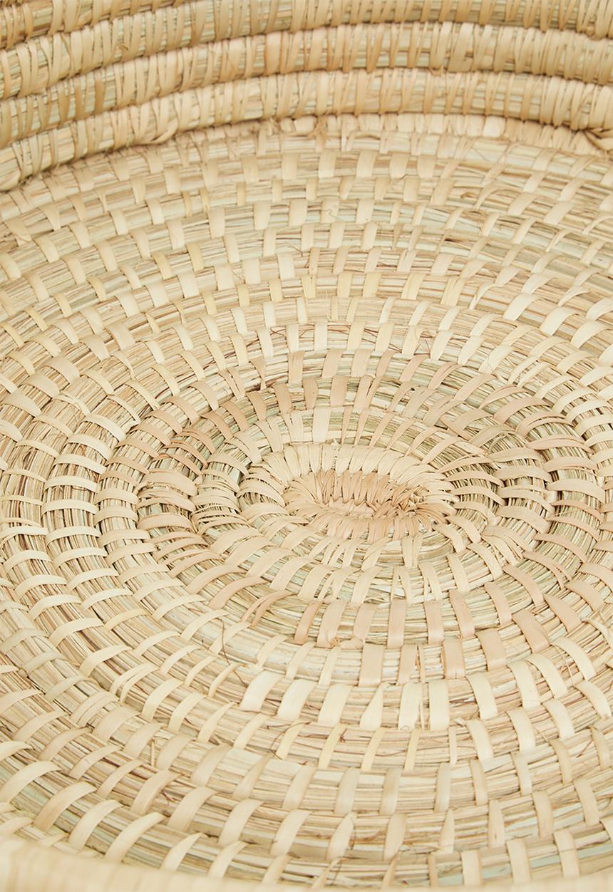 Paarl Basket - Natural round tray - natural