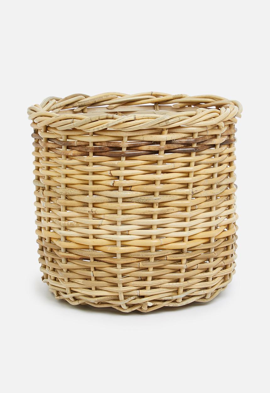 Paarl Basket - Round pot plant basket - natural