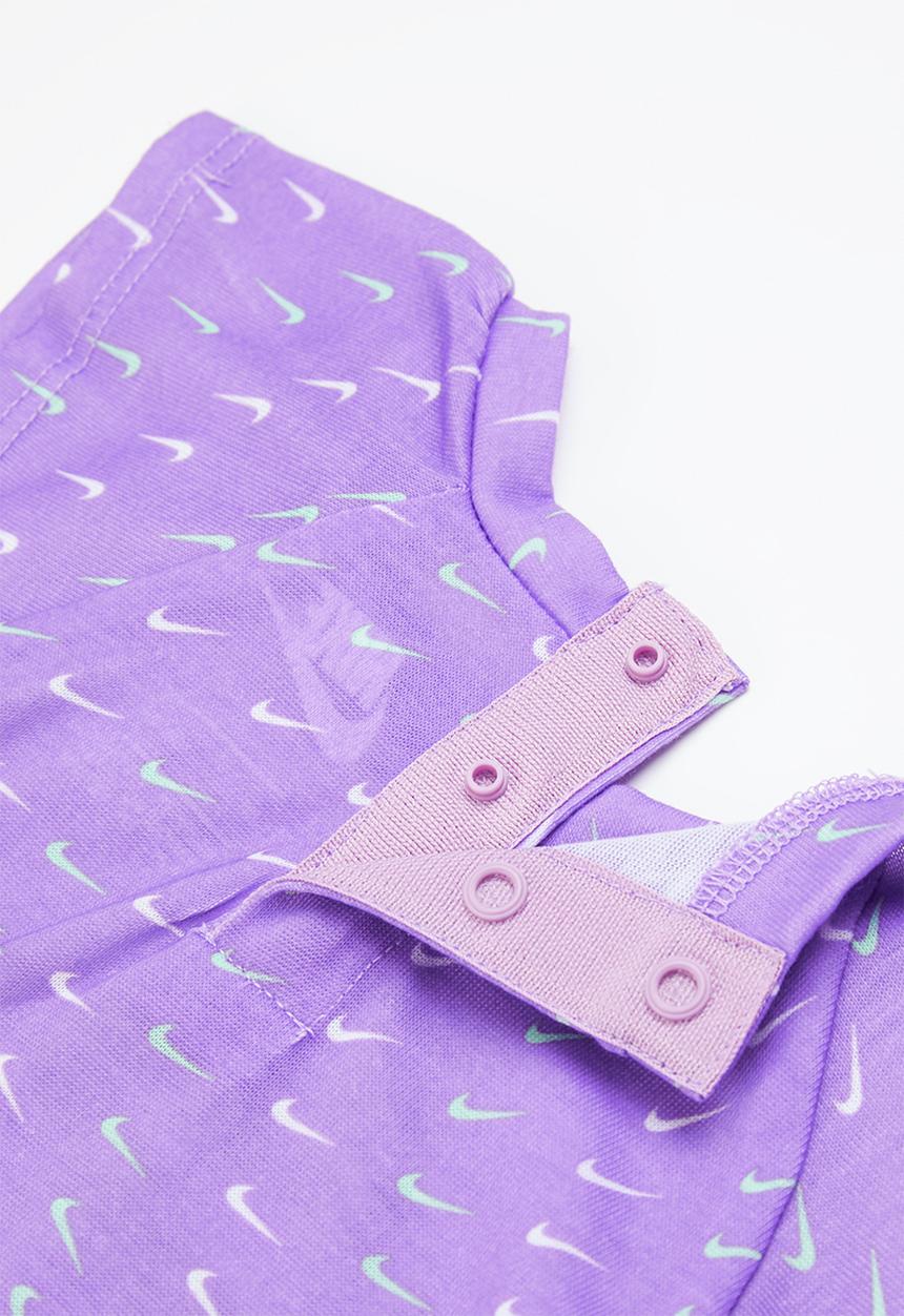 Nike - Nike girls essentials + dress - purple & mint 