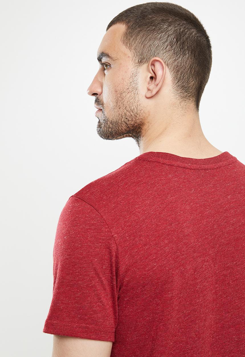 Superdry. - Vl source tee - rhubarb marl