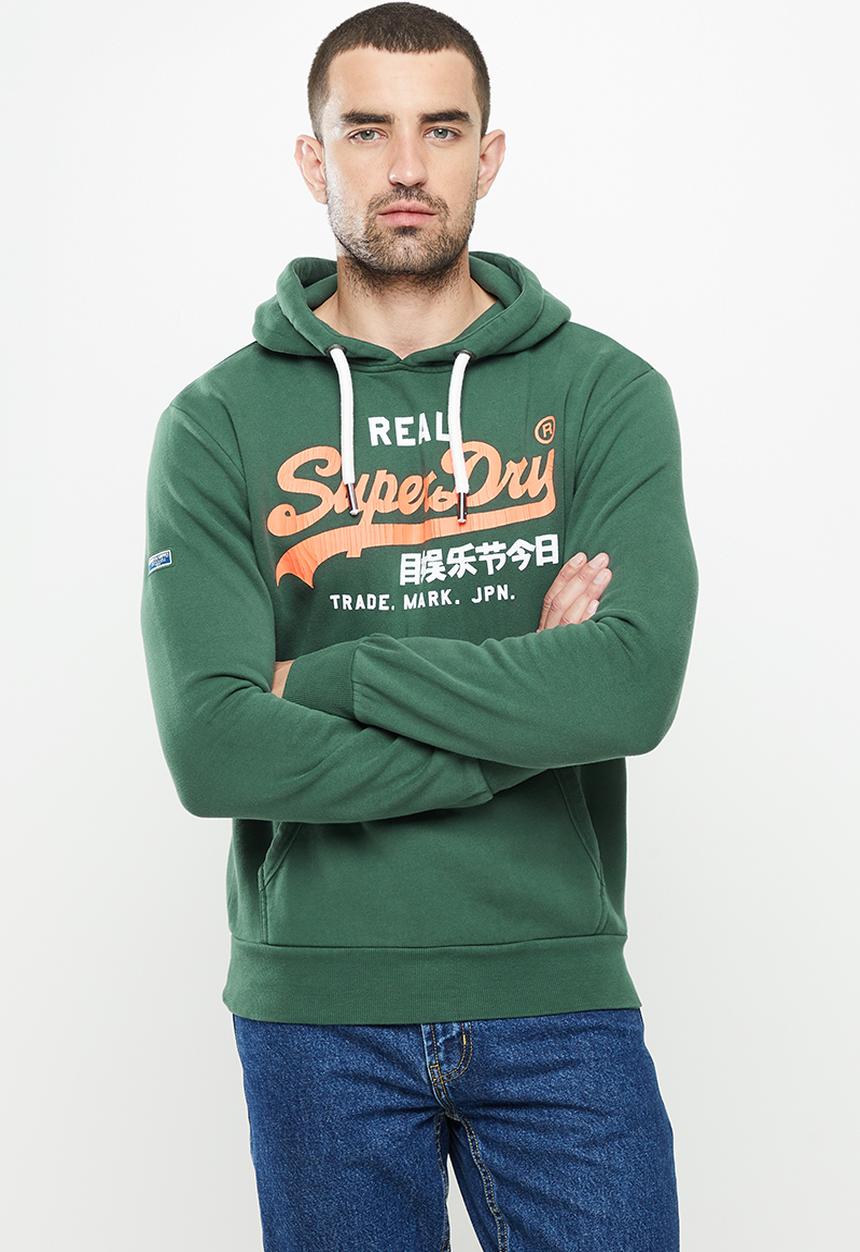 Superdry. - Vl ac hood bb - enamel green