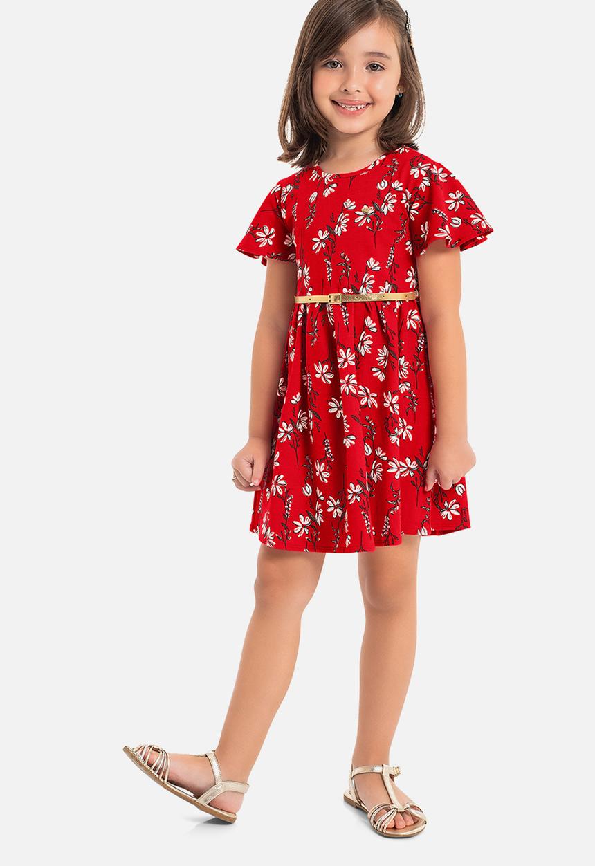 Quimby - Elastane jersey dress - red