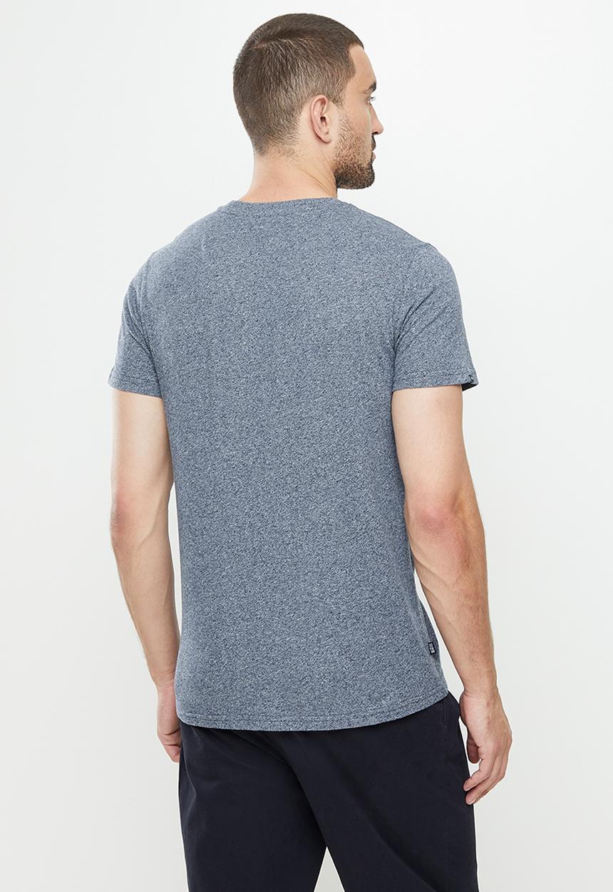 Superdry. - Vintage logo tee - frosted navy grit