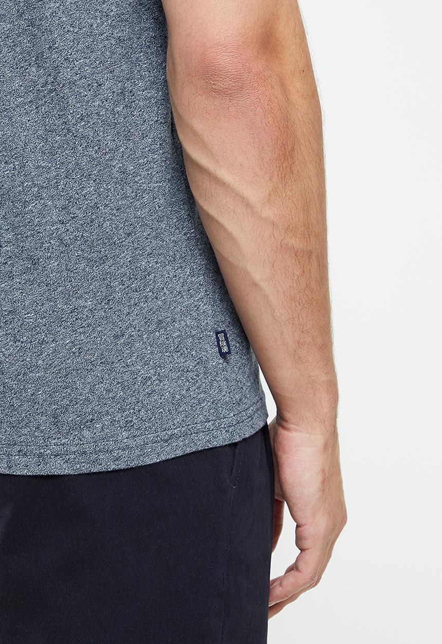 Superdry. - Vintage logo tee - frosted navy grit