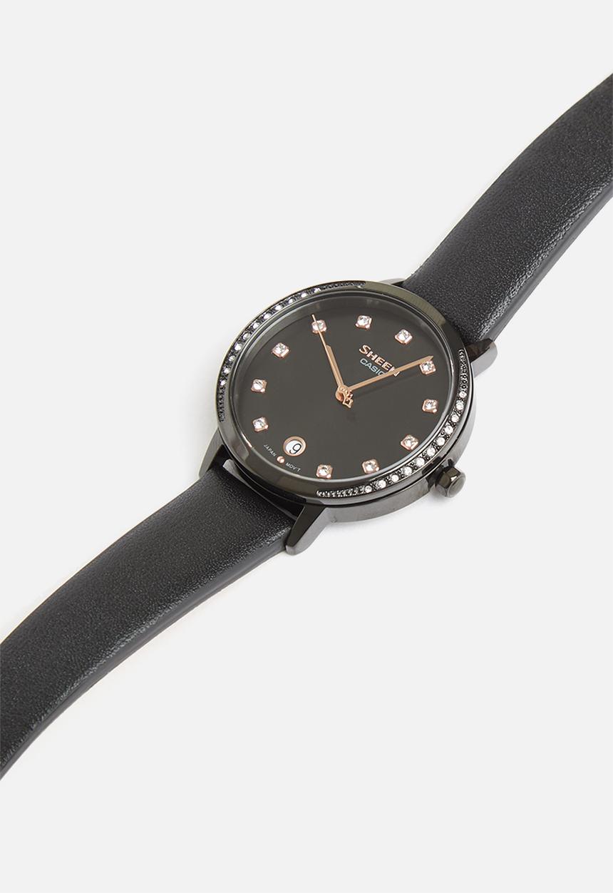 Casio - Sheen leather - black