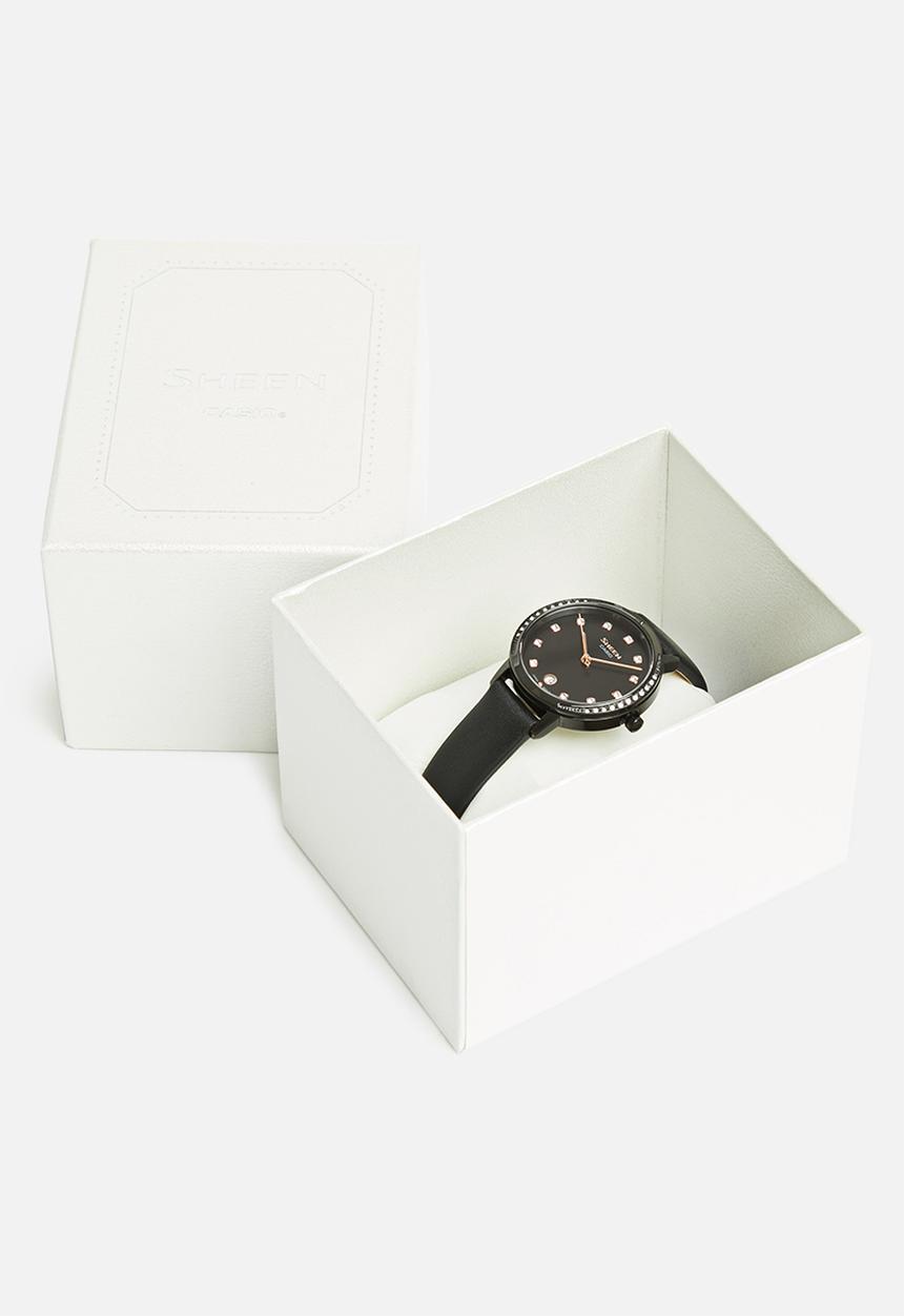 Casio - Sheen leather - black