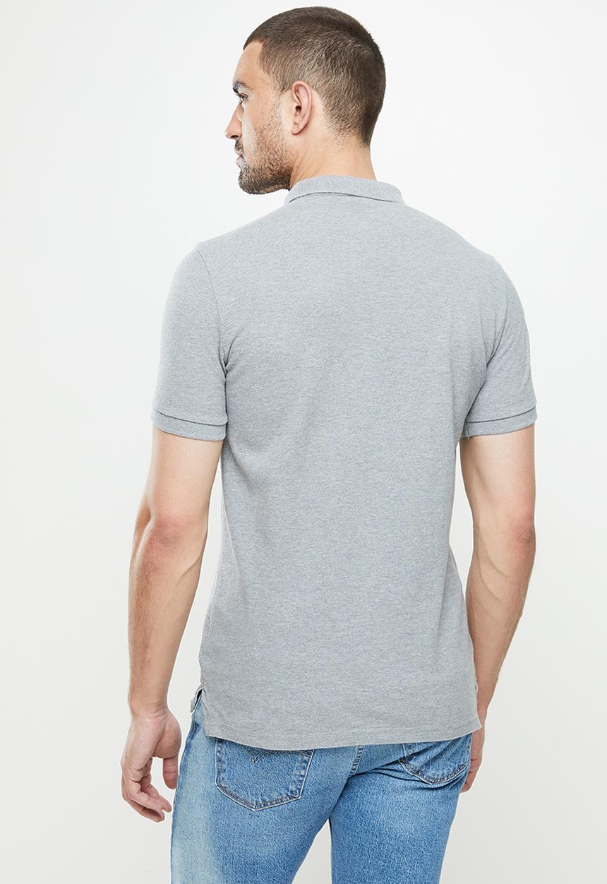 Superdry. - Superstate polo - grey marl