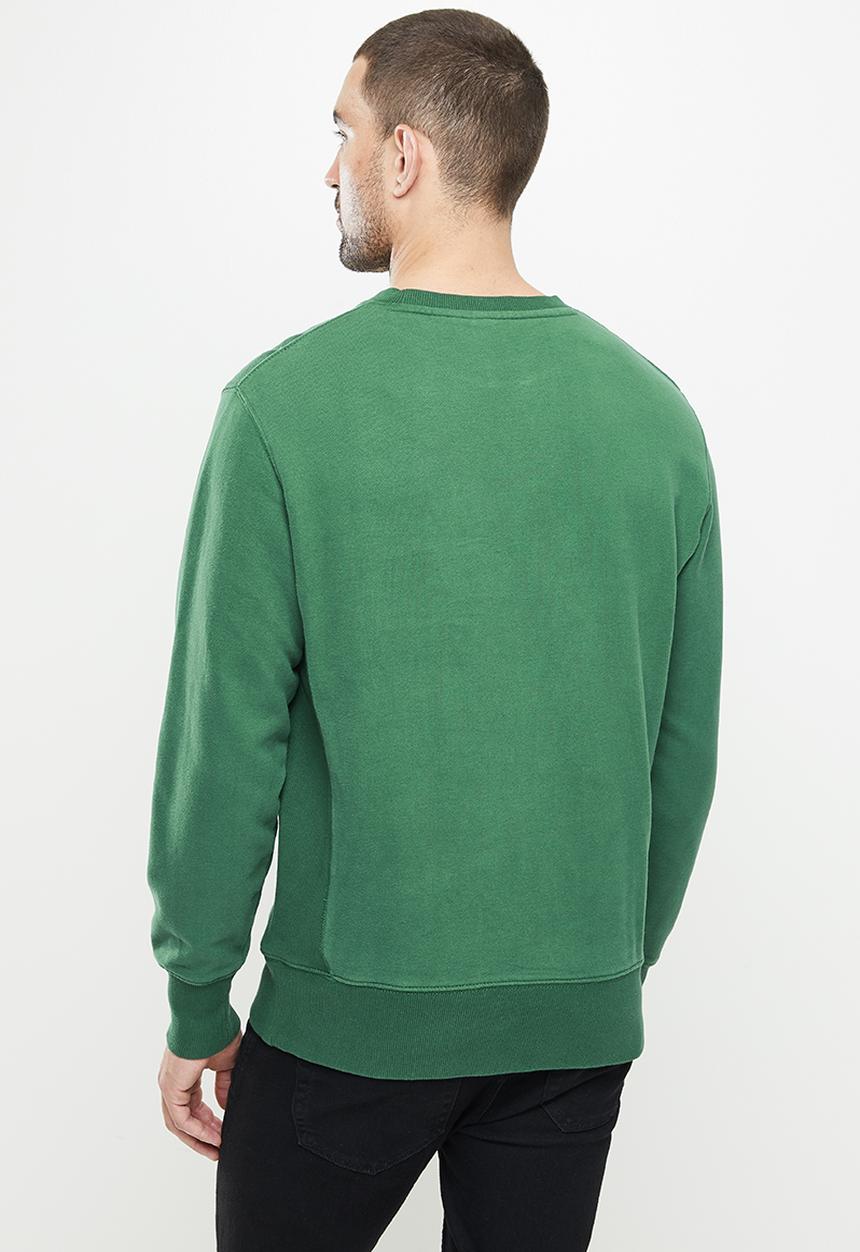 Superdry. - Superdry code essential crew - dark green