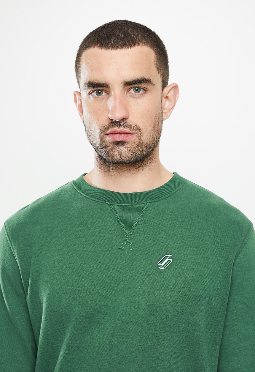 Superdry. - Superdry code essential crew - dark green