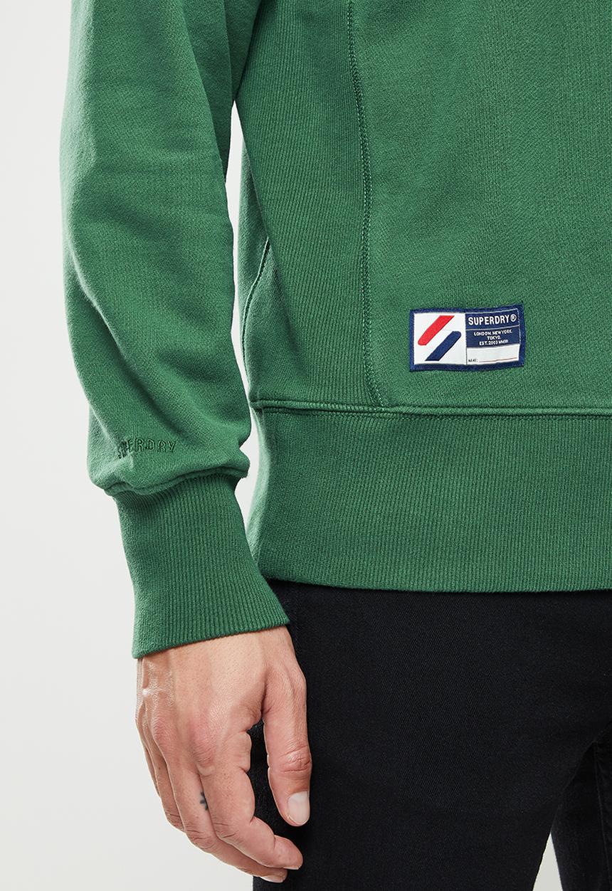 Superdry. - Superdry code essential crew - dark green