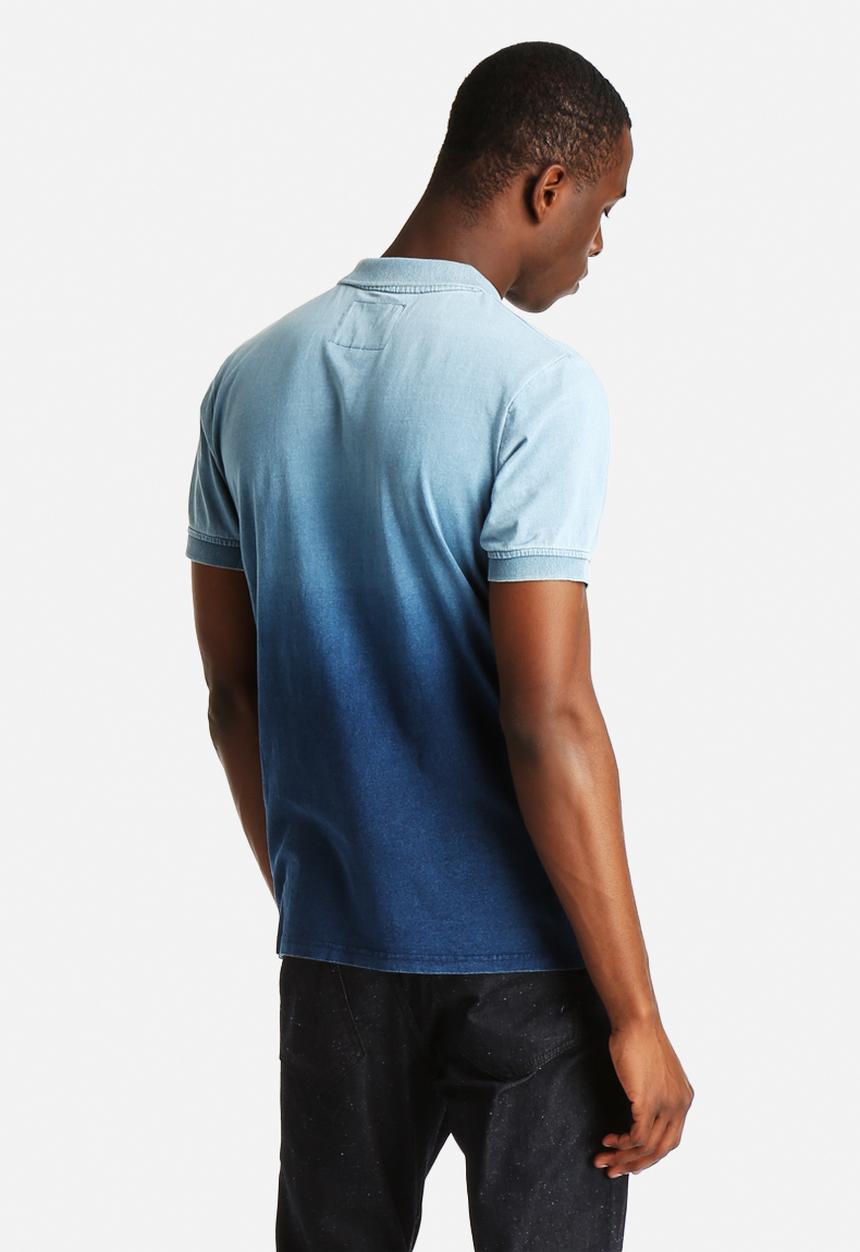 Native Youth - Dip Dye Indigo Polo