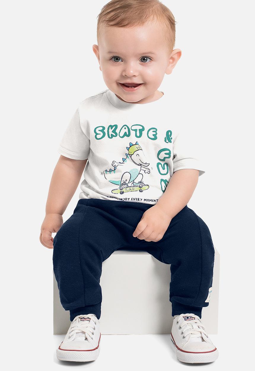 Quimby - Single jersey T-shirt - white