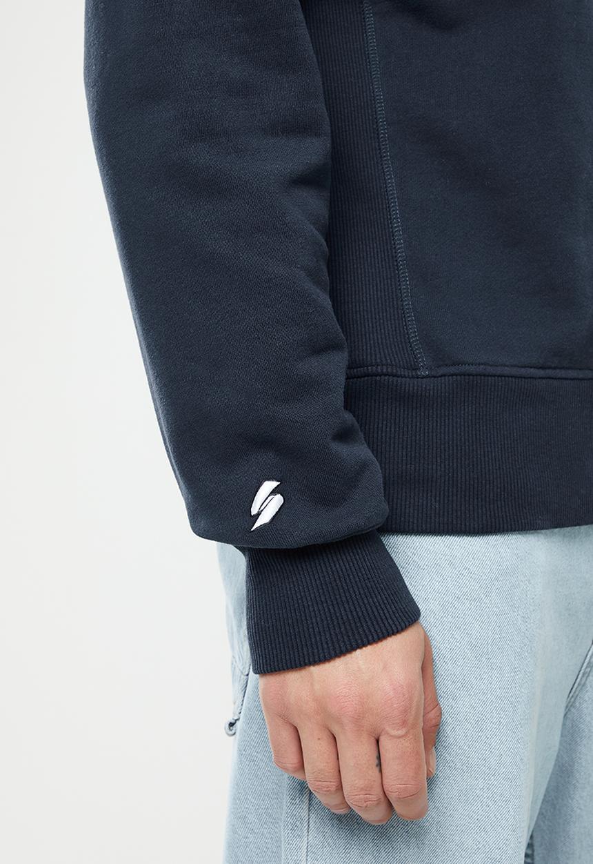 Superdry. - Corporate logo crew - eclipse navy