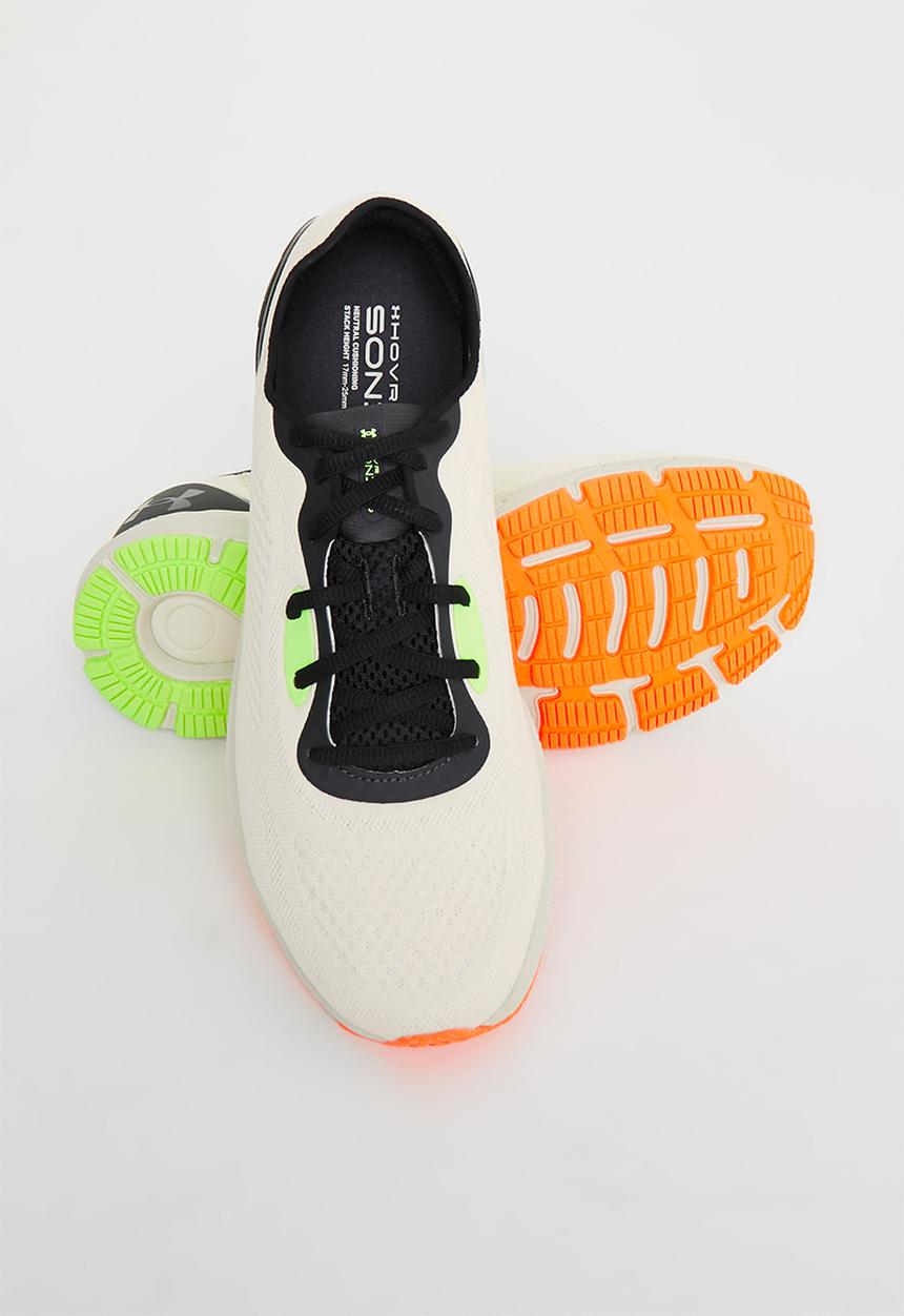 Under Armour - Ua hovr sonic 5 - stone/black/blaze orange