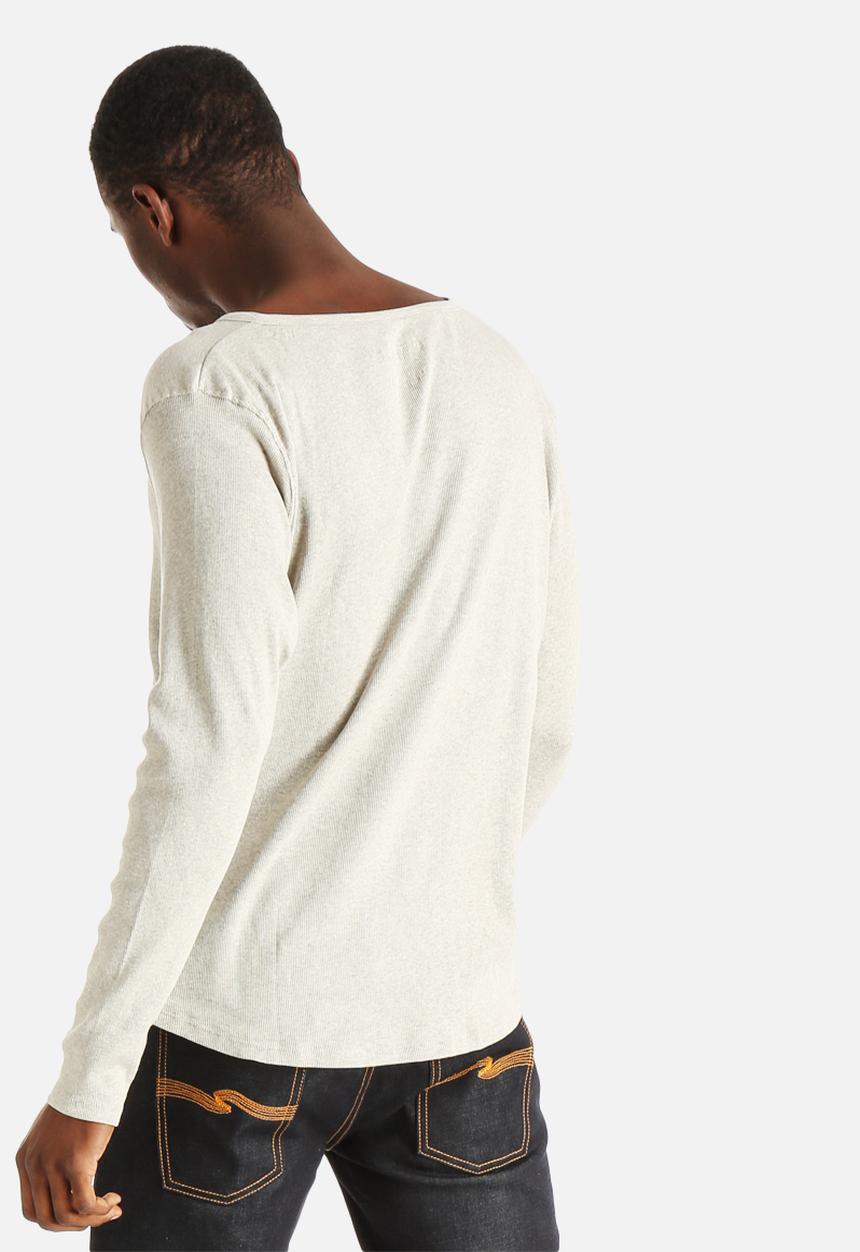 NUDIE - Henley Rib Backbone